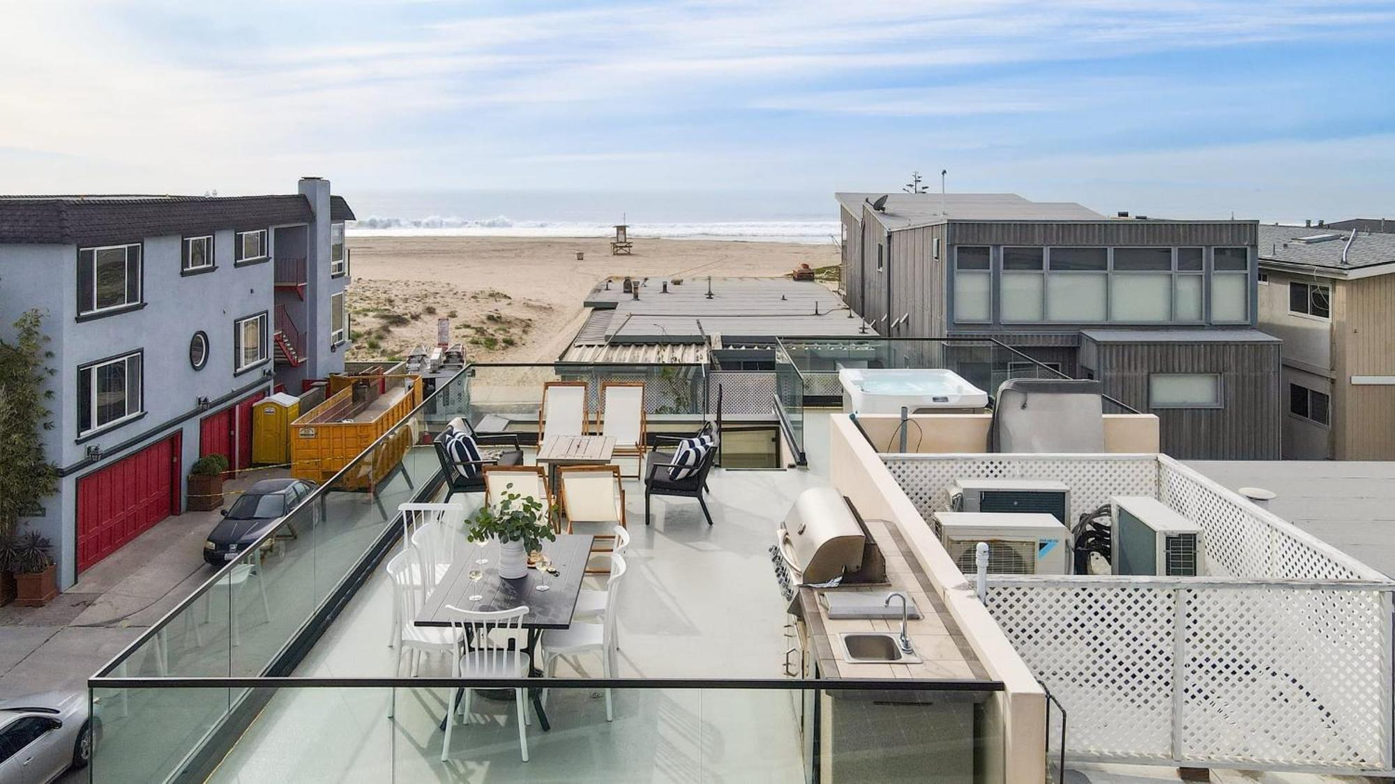 Velvet Sand I By Avantstay Steps To Newport Beach Private Rooftop W Outdoor Kitchen Hot Tub Exterior foto
